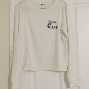 All Things Fabulous Cross My Heart Jumper
